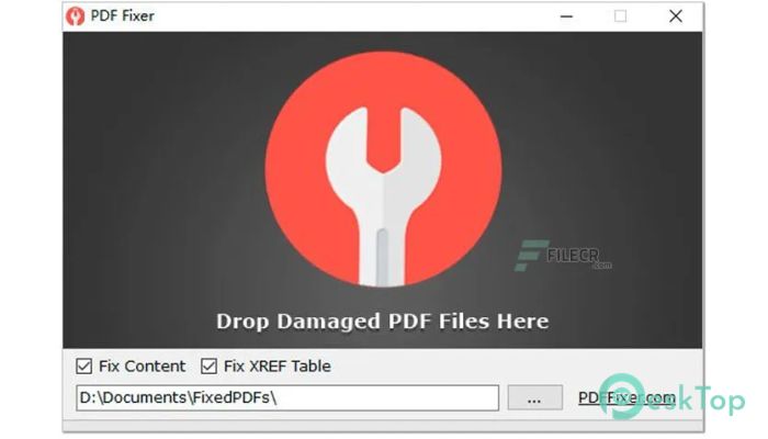 PDF Fixer Pro 1.4 Tam Sürüm Aktif Edilmiş Ücretsiz İndir