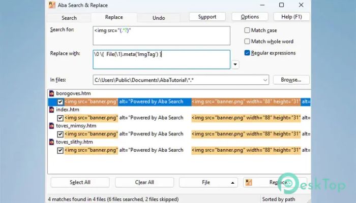 Download Aba Search and Replace 1.0 Free Full Activated