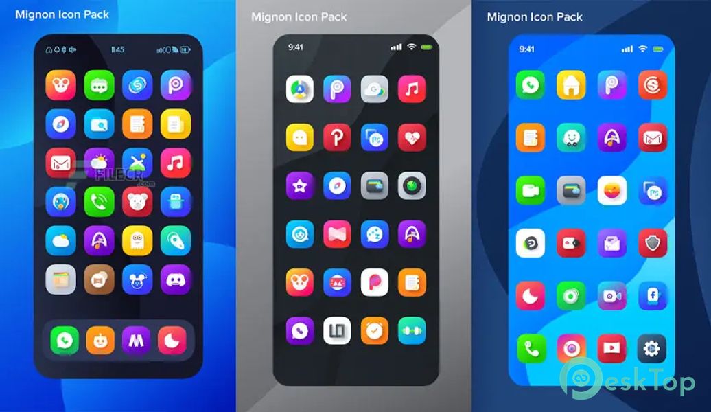 Mignon Icon Pack v2.0.2 APK MOD Tam Ücretsiz İndir
