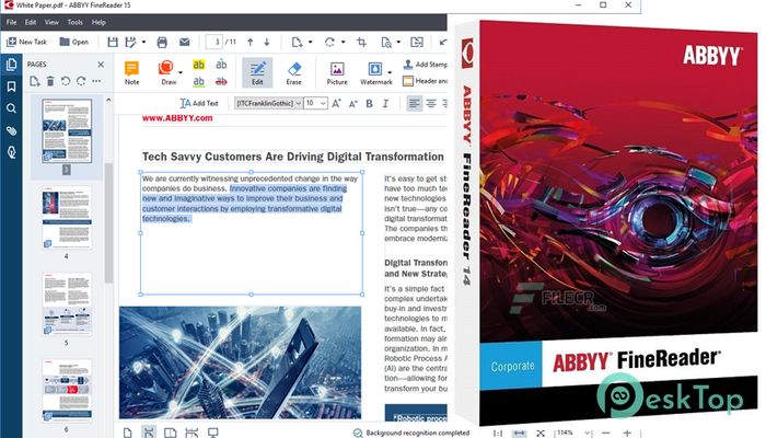 ABBYY FineReader 16.0.14.7295 Corporate Tam Sürüm Aktif Edilmiş Ücretsiz İndir