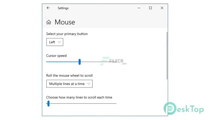 Download Mouse settings changer 1.1 Free Full Activated