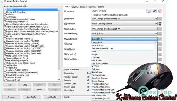 Descargar X-Mouse Button Control 2.20.5 Completo Activado Gratis