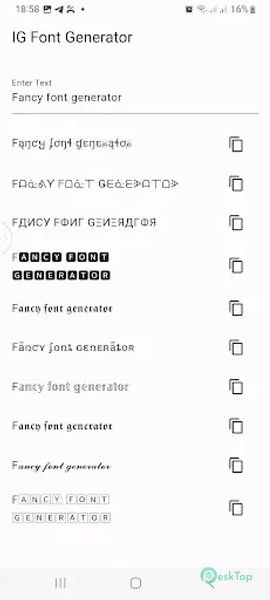 Font Generator - Fancy Text 1.0.0 APK MOD Unlocked (Full) Free Download