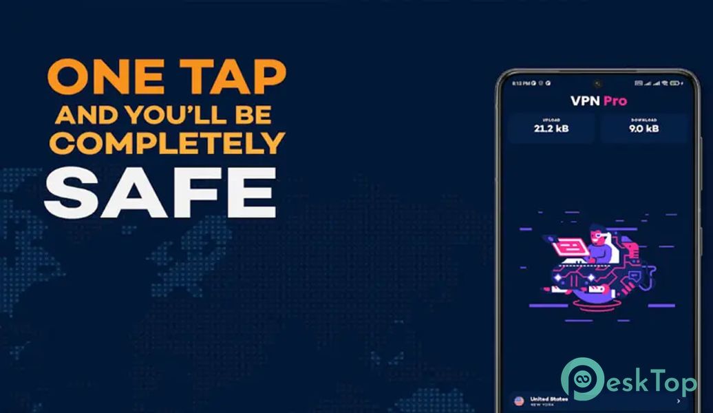 VPN Pro - Secure & Fast v3.2.0 APK MOD Полная бесплатная загрузка