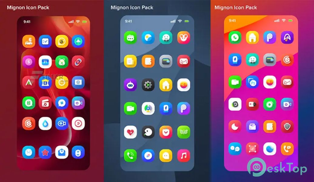 Mignon Icon Pack v2.0.2 APK MOD Tam Ücretsiz İndir