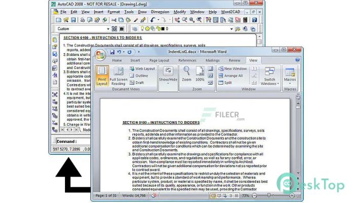 Télécharger DotSoft Word2CAD 3.2.0 Gratuitement Activé Complètement