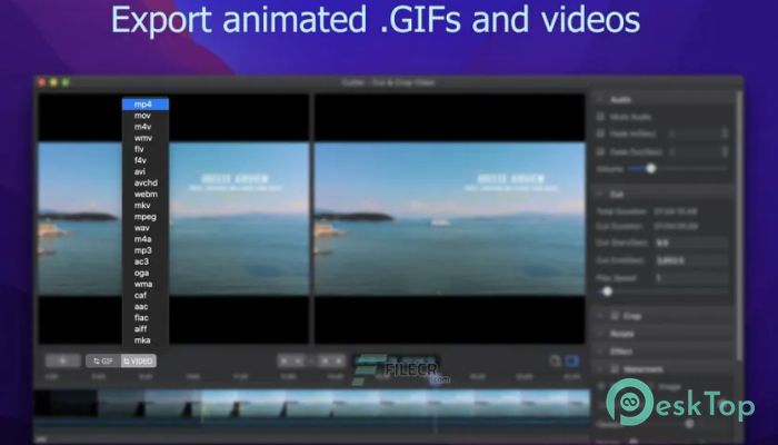 Cutter - Cut & Crop Video 3.1.0 Mac用無料ダウンロード