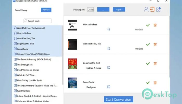 Скачать Epubor Nook Converter 1.0 полная версия активирована бесплатно