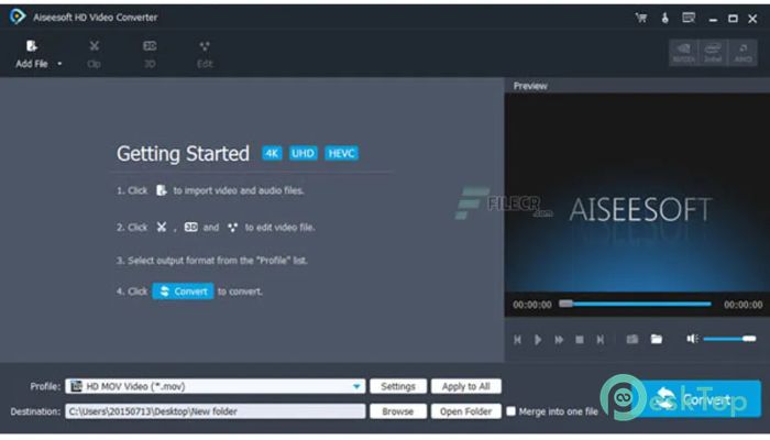 Télécharger Aiseesoft HD Video Converter  9.2.32 Gratuitement Activé Complètement