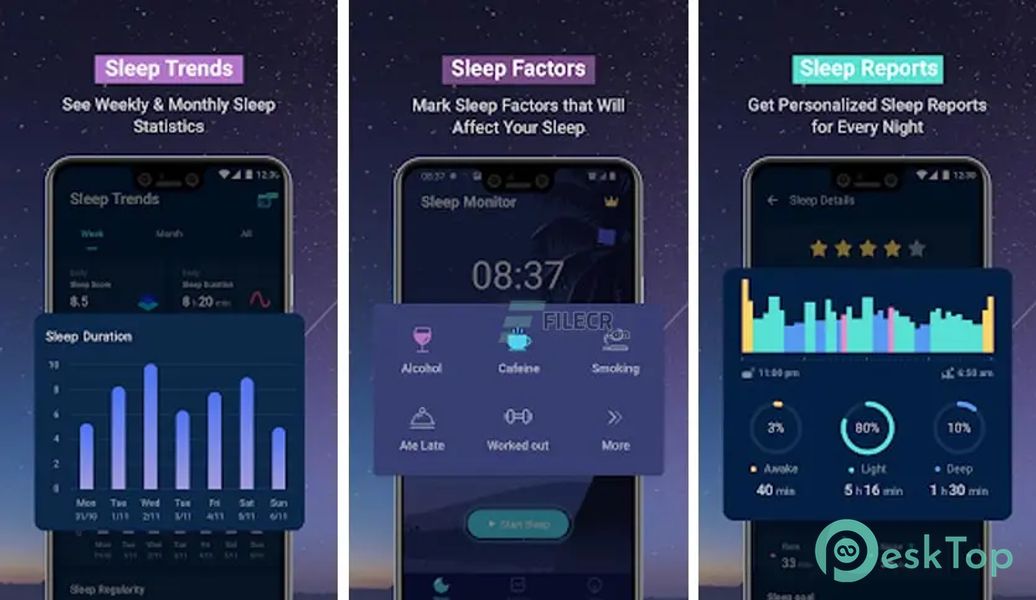 Sleep Monitor: Sleep Tracker 2.9.5 APK MOD Полная бесплатная загрузка