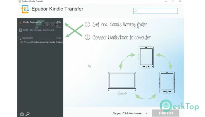  تحميل برنامج Epubor Kindle Transfer 1.0.2.221 برابط مباشر