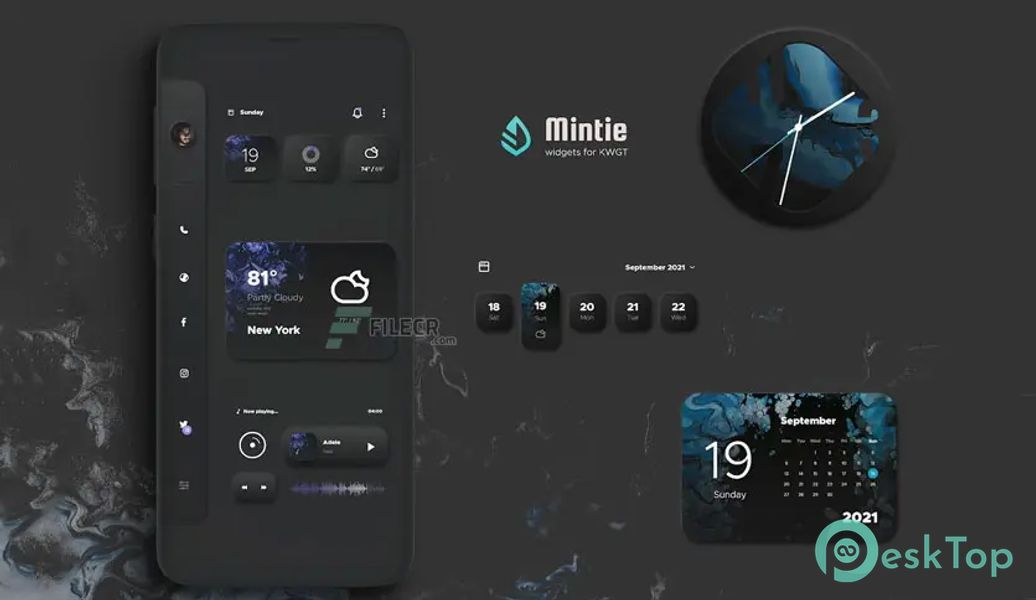 Mintie for KWGT v2.5.3 APK MOD تحميل مجاني كامل
