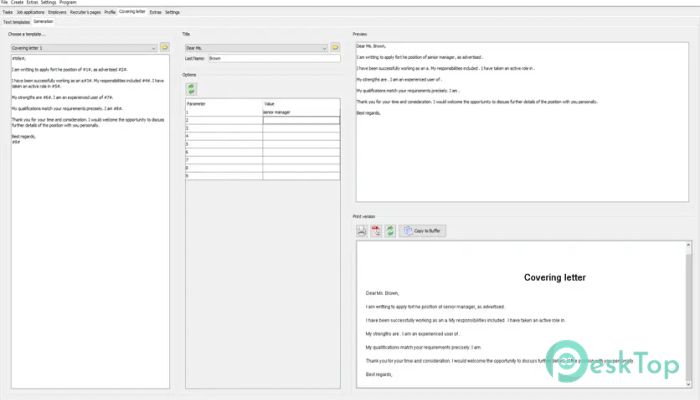 Job Application Assistant  2.01.06 Tam Sürüm Aktif Edilmiş Ücretsiz İndir