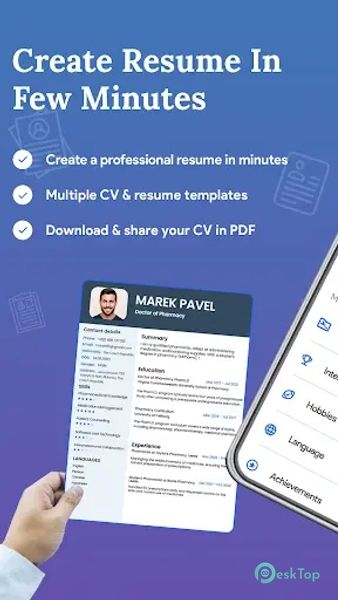 Resume Builder - CV maker PDF 6.2.9 APK MOD Полная бесплатная загрузка