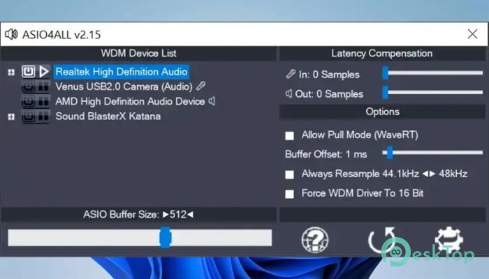 ASIO4ALL  2.16 完全アクティベート版を無料でダウンロード