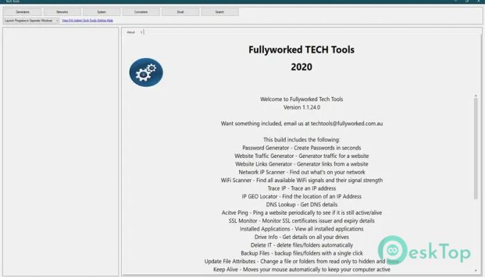 تحميل برنامج Fullyworked Admin TECH Tools Pro 2024  v1.1.43.0 برابط مباشر