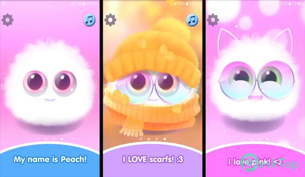 Fluffy Peach Live Wallpaper 1.1.4 APK MOD Tam Ücretsiz İndir
