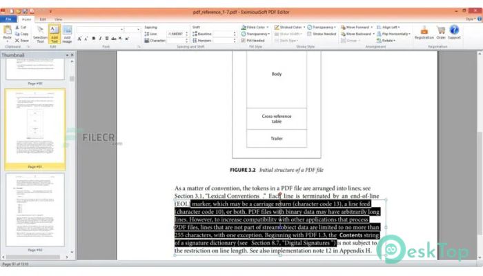 Скачать EximiousSoft PDF Editor 3.05 полная версия активирована бесплатно