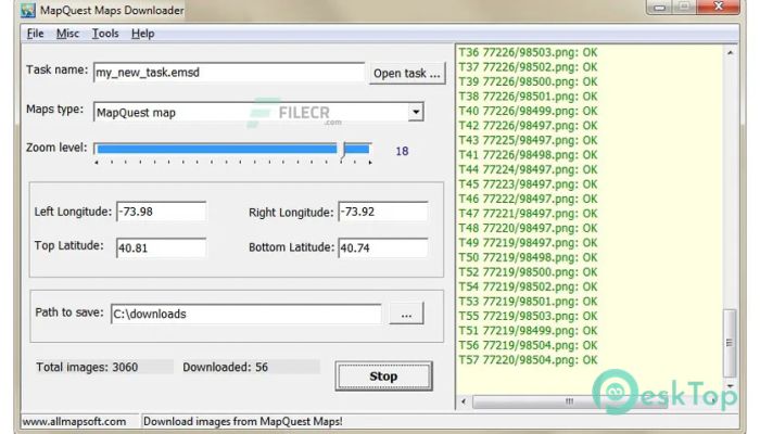  تحميل برنامج AllMapSoft Mapquest Maps Downloader  5.234 برابط مباشر