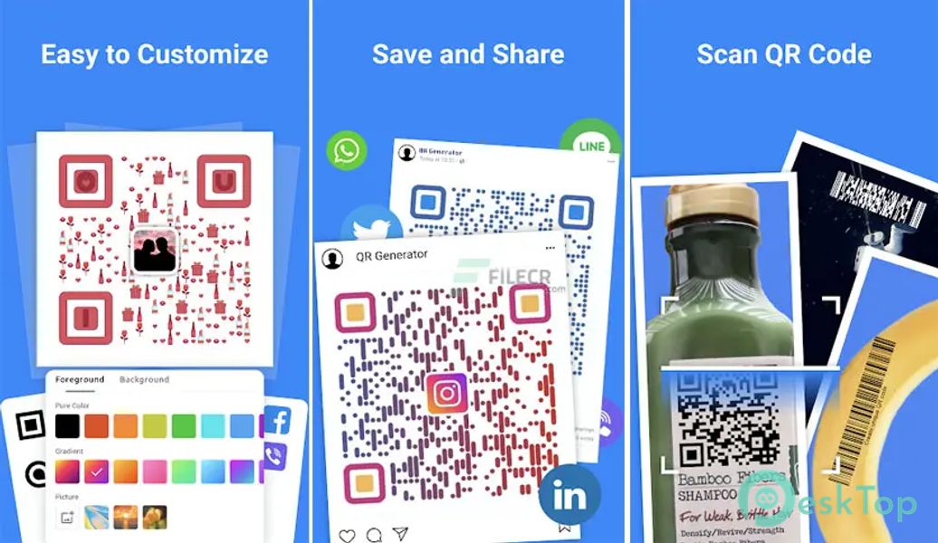 QR Code Generator & QR Maker 1.02.45.0113 APK MOD Unlocked (Full) Free Download