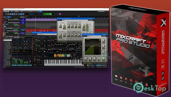Acoustica Mixcraft Pro Studio 9.0.470 Tam Sürüm Aktif Edilmiş Ücretsiz İndir