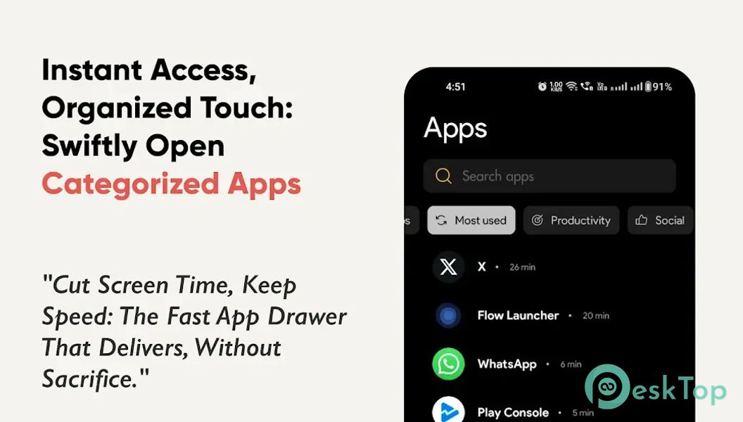 Flow Minimalist Launcher 19.2 APK MOD Полная бесплатная загрузка