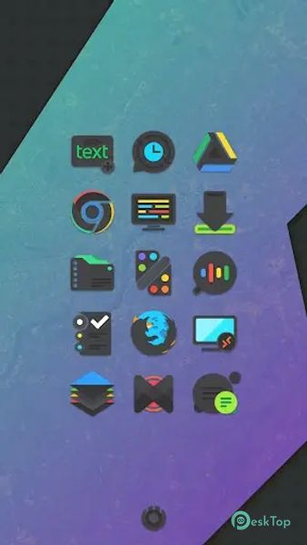 Crispy Dark Icon Pack 4.4.0 APK MOD Descarga gratuita completa