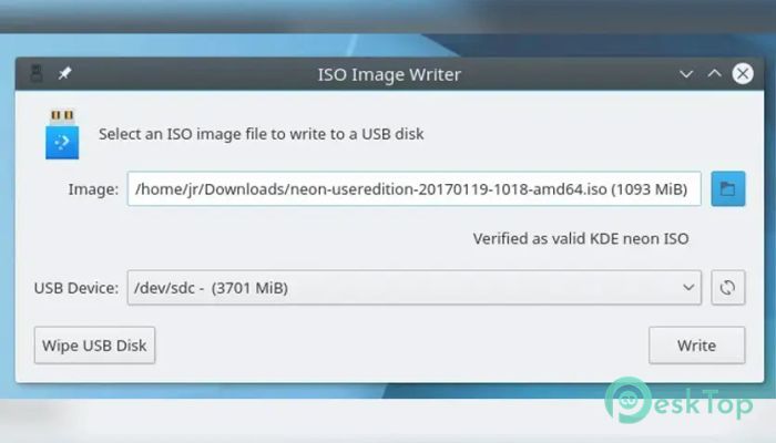 Скачать KDE ISO Image Writer 1.0.0 полная версия активирована бесплатно