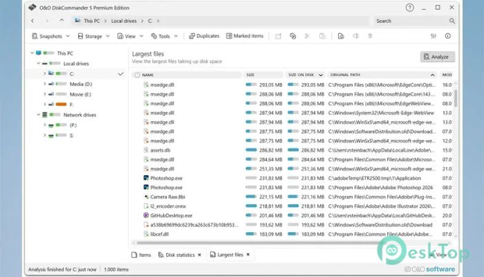 تحميل برنامج O&O DiskCommander Premium 5.1.1020 برابط مباشر