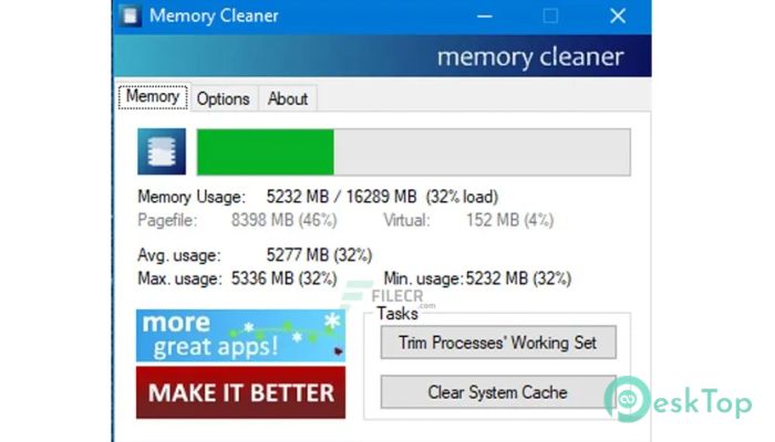 Download Memory Cleaner 2.70 Free Full Activated