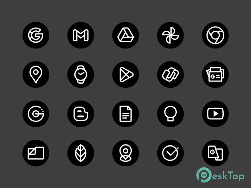 Blaux - Icon Pack (Round) 2.0.9 APK MOD フル無料ダウンロード