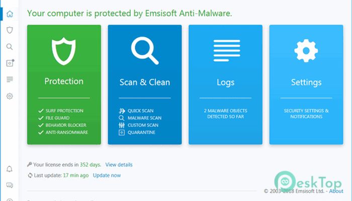 Скачать Emsisoft Anti-Malware 2023  полная версия активирована бесплатно