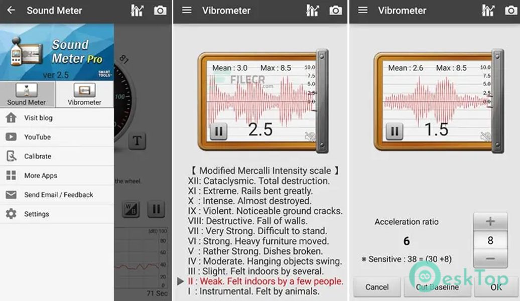 Sound Meter Pro v2.6.7 APK MOD تحميل مجاني كامل