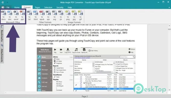 Скачать Wide Angle PDF Converter 1.0.0 полная версия активирована бесплатно