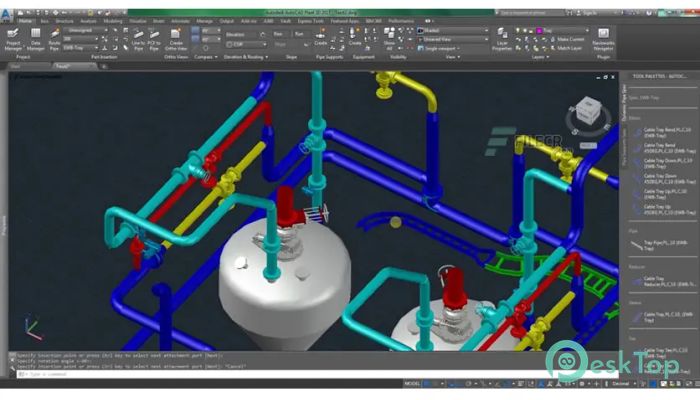 Télécharger Plant 3D Addon 2025.0.1 for Autodesk AutoCAD Gratuitement Activé Complètement