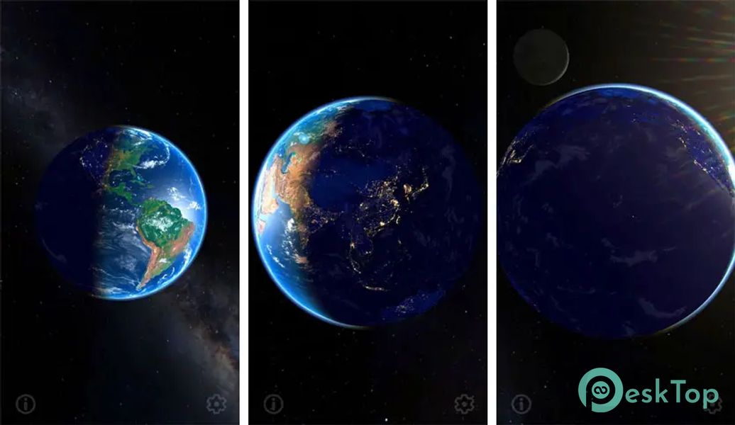 Télécharger 3D Earth & Real Moon v1.1.11 APK MOD Gratuitement et Complet
