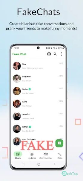 Télécharger Fake Chat, Text Prank 4.0 APK MOD Gratuitement et Complet