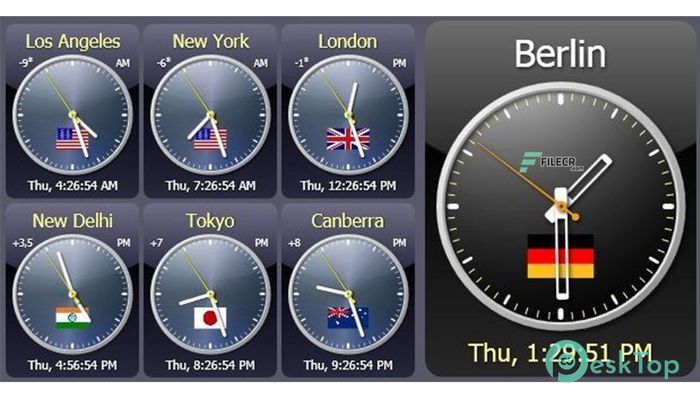 Download Sharp World Clock 9.6.4 Free Full Activated