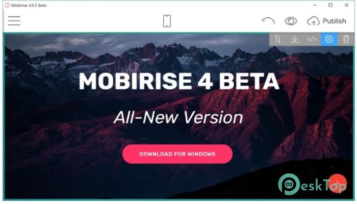 Скачать Mobirise 2017 3.05.3 полная версия активирована бесплатно