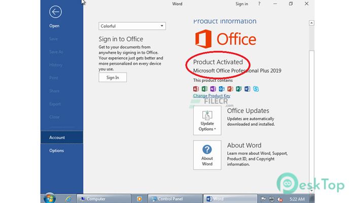  تحميل نظام Windows 7 SP1 with Office 2019 برابط مباشر 