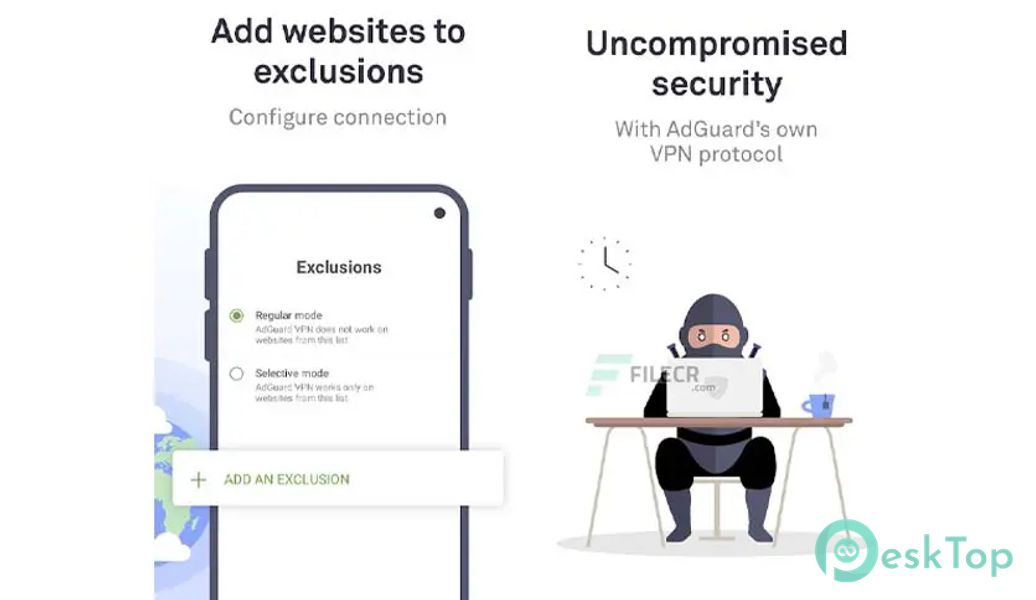 AdGuard VPN – private proxy v2.1.54 APK MOD Полная бесплатная загрузка