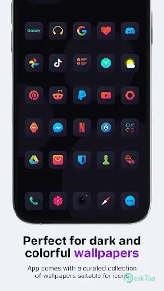 Nova Dark Icon Pack 7.0.8 APK MOD Descarga gratuita completa
