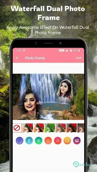 Télécharger Waterfall Dual Photo Frames 2.0.9 APK MOD Gratuitement et Complet