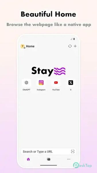 Télécharger Stay Browser - Light Browser 1.5.6 APK MOD Gratuitement et Complet