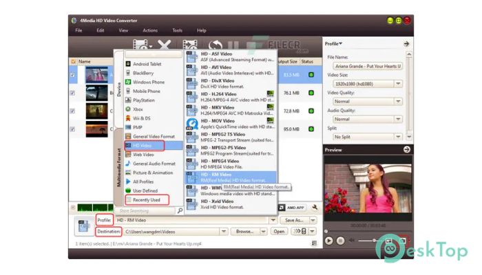 Download 4Media HD Video Converter  7.8.26 Free Full Activated