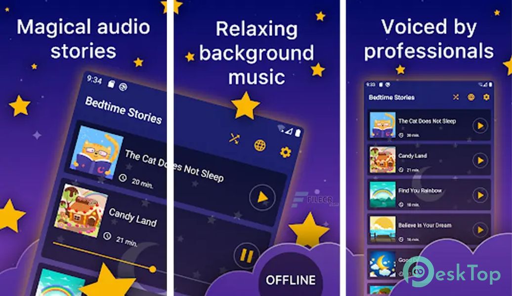 Bedtime Audio Stories for Kids. Sleep Story Book v1.9.1 APK MOD 完整免费下载
