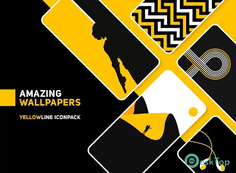 YellowLine Icon Pack : LineX 6.4.1 APK MOD Полная бесплатная загрузка
