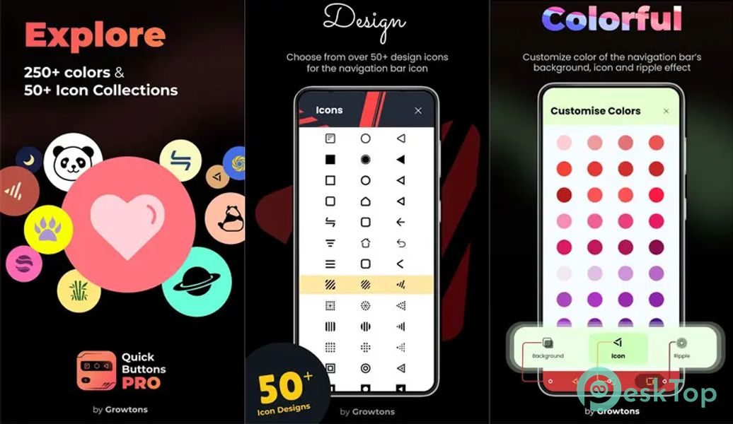 QuickButtonsPro Navigation Bar 1.4 APK MOD تحميل مجاني كامل