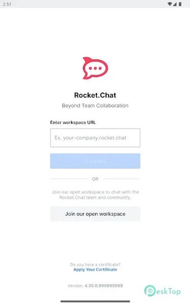 Rocket.Chat Experimental 4.55.0 APK MOD 完整免费下载