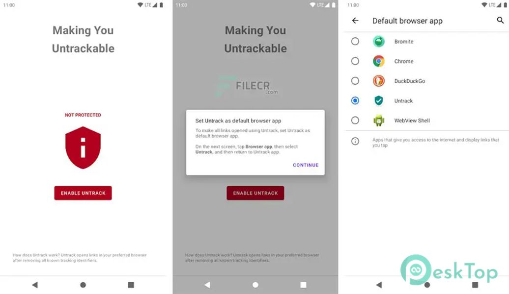 Untrack - Stop Link Tracking 3.0 APK MOD Unlocked (Full) Free Download